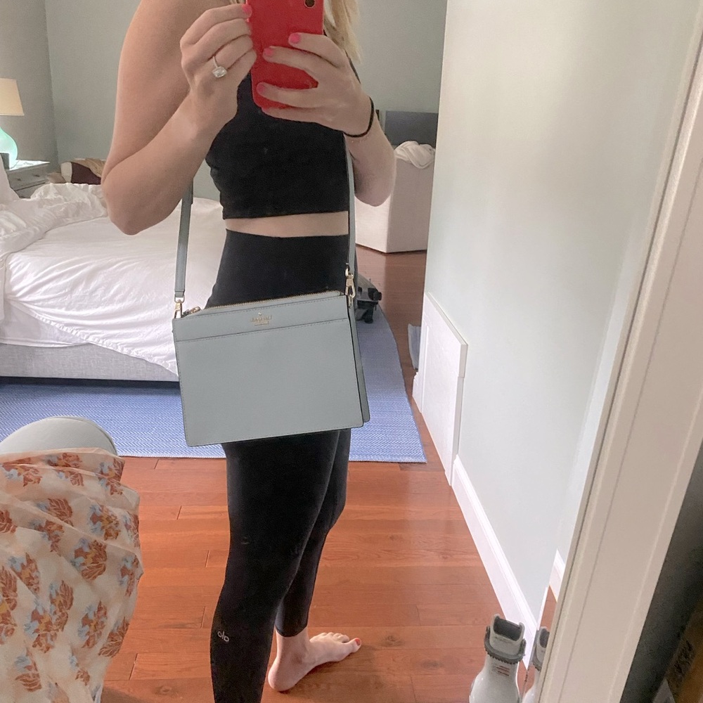 Blue Kate spade cross body bag